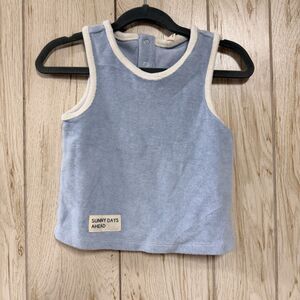 Easy Peasy Blue Tank Top 24M
